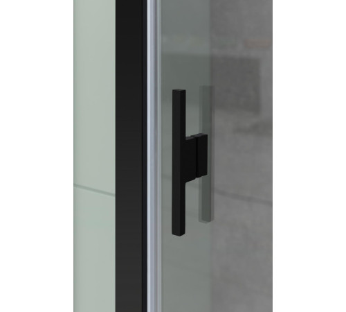 Душевой уголок Allen Brau Priority 100x100 3.31030.BBA + 3.31048.BBA черный браш