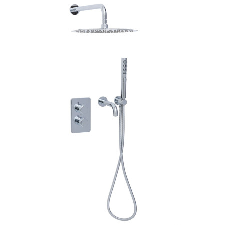 Душевой комплект Allen Brau Priority 5.31014-00 (с внутренней частью, 3 выхода) хром