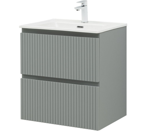 Тумба под раковину Aquanet Джейн (Flat) 60 мисти грин