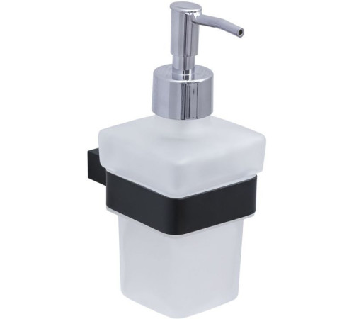 Дозатор для жидкого мыла Allen Brau Infinity 6.21006-31 белый/черный матовый