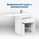 Тумба под раковину Aquanet Токио 58 белый (напольная, 1 ящик, 2 дверцы)
