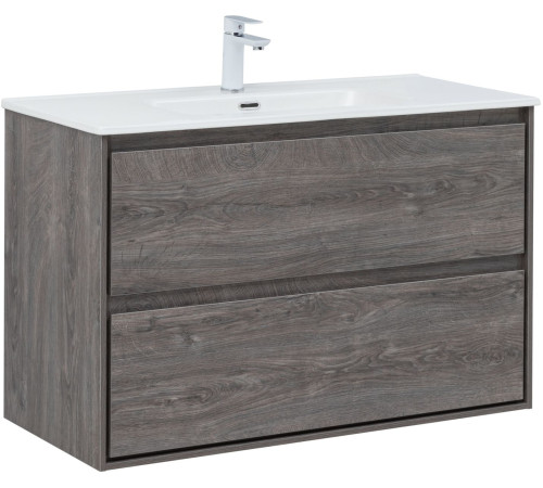 Тумба под раковину Aquanet Милан 100 дуб рошелье