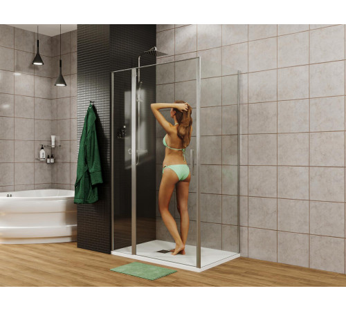 Душевой уголок Allen Brau Priority 120x100 3.31031.00 + 3.31046.00 хром