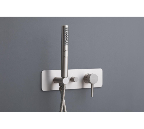 Смеситель для душа Allen Brau Priority 5.31009-BN (с внутренней частью, 2 хода) никель браш