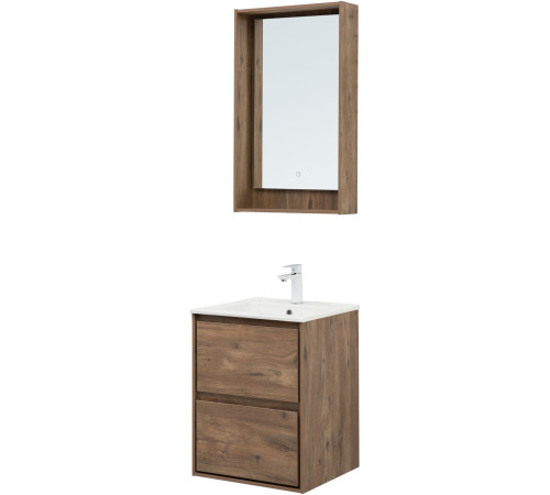 Тумба под раковину Aquanet Милан 50 дуб рустикальный