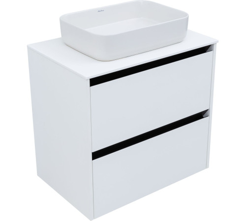 Тумба под раковину Allen Brau Activity 70 1.34003.WM белый матовый/черный браш