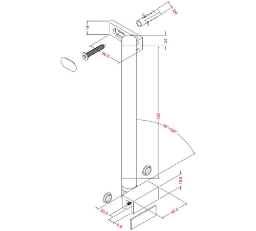 Держатель стекла Allen Brau Priority 3.31102.BA серебро браш