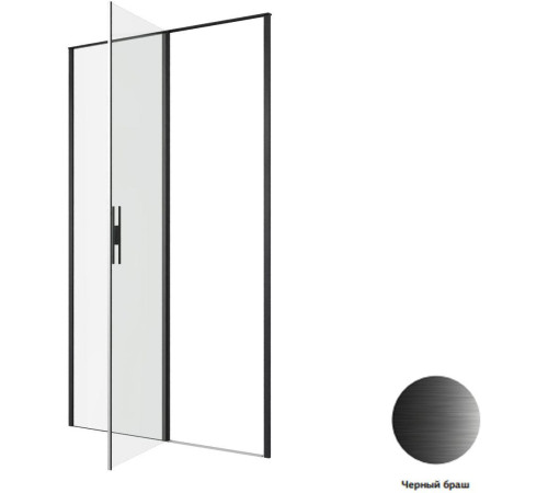 Душевая дверь Allen Brau Priority 120 3.31009.BBA черный браш