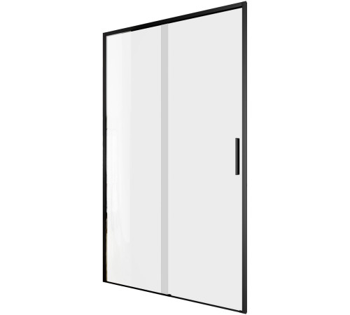 Душевая дверь Aquanet Pleasure Evo 110 AE65-N110-BT профиль черный, прозрачное стекло