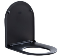Сиденье для унитаза Aquanet Lake черный матовый