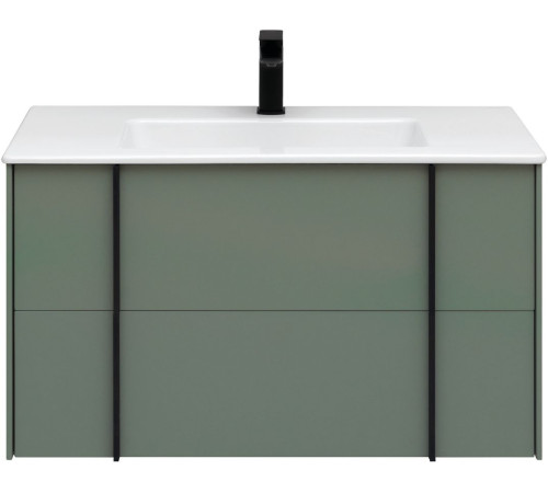 Тумба под раковину Allen Brau Reality 90 1.32006.CGM олива матовый