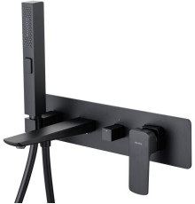 Смеситель для ванны с душем Allen Brau Infinity 5.21007-31 (с внутренней частью) черный матовый