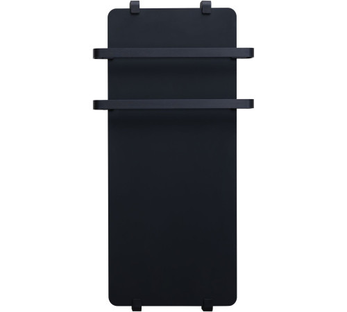 Полотенцесушитель электрический Allen Brau Infinity 140x44 с рейлингом 2.0 и креплением, черный матовый