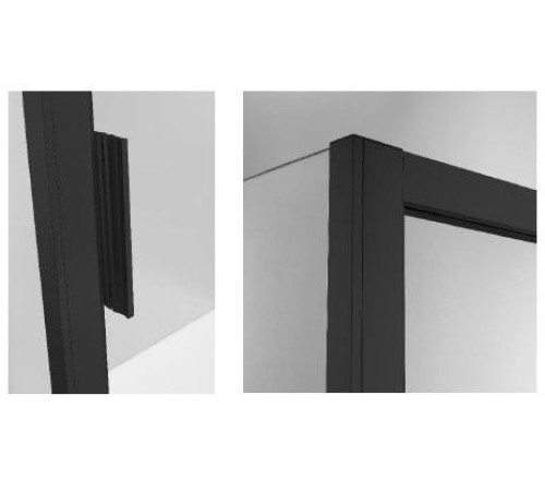 Душевая дверь Aquanet Pleasure AE60-N-120H200U-BT 120, прозрачное стекло