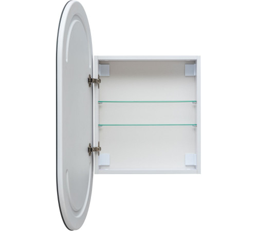 Зеркальный шкаф Aquanet Монте 50 белый, с LED подсветкой