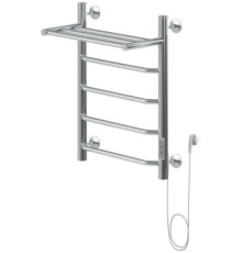 Полотенцесушитель электрический Aquanet Fiona 60х50 Тэн справа, с полкой