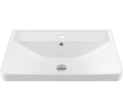 Тумба под раковину Aquanet Оптима 70 дуб рустикальный/белый сатин