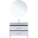 Тумба под раковину Aquanet Бостон New 100 белый сатин