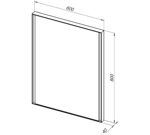 Зеркало Allen Brau Infinity 60 1.21018.BL черный