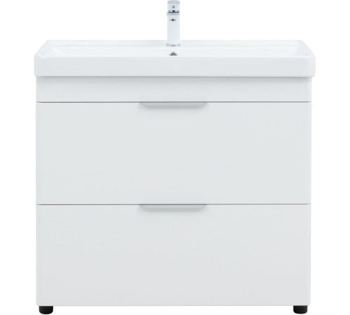 Тумба под раковину Aquanet Ирис New 90 напольная, белый глянец