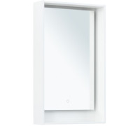 Зеркало Aquanet Милан 50 белый глянец