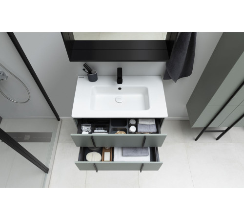 Тумба под раковину Allen Brau Reality 100 1.32007.CGM олива матовый