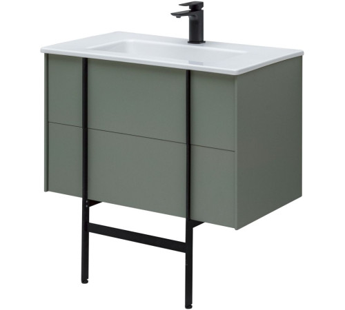 Тумба под раковину Allen Brau Reality 80 1.32005.CGM олива матовый