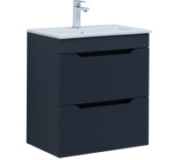 Тумба под раковину Aquanet Практика 60 маренго (2 ящика)