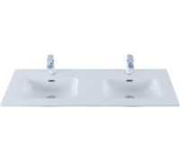 Раковина Aquanet Flat 120 (двойная) белая