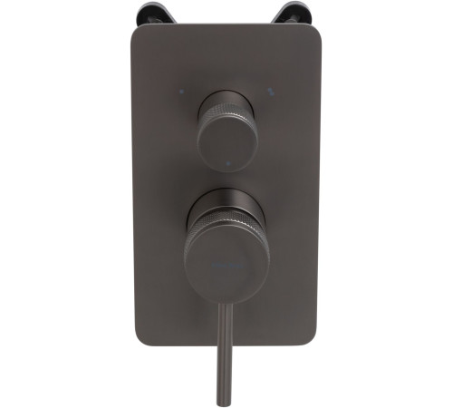 Смеситель для ванны Allen Brau Priority 5.31A11-MG (с внутренней частью, 3 выхода) графит браш