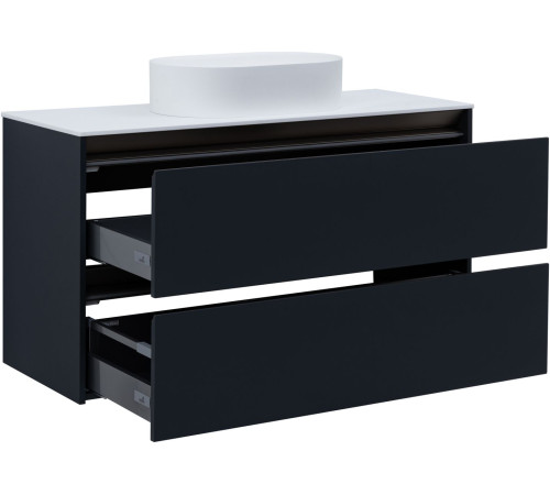 Тумба под раковину Allen Brau Activity 120 1.34015.AM антрацит матовый/олива браш