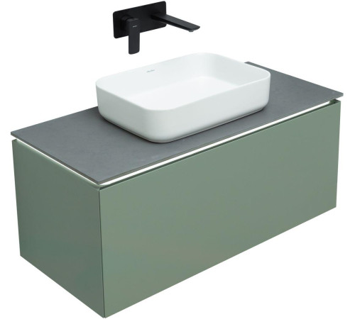 Тумба под раковину Allen Brau Infinity 100 1.21004.CGM олива матовый