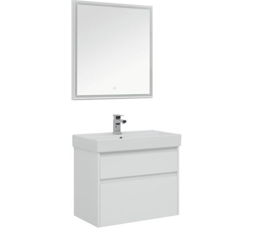 Мебель для ванной Aquanet Nova Lite 75 белый (2 ящика)