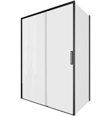 Душевой уголок Aquanet Pleasure Evo 140x90 AE65-140x90-BT профиль черный, прозрачное стекло