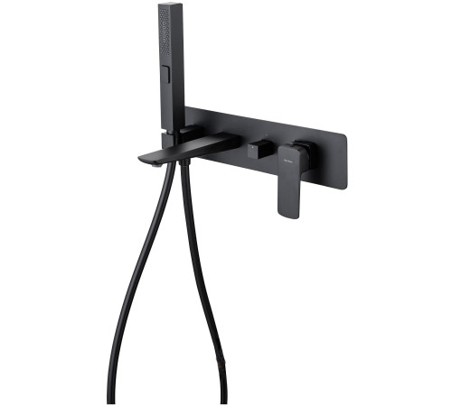 Смеситель для ванны с душем Allen Brau Infinity 5.21007-31 (с внутренней частью) черный матовый