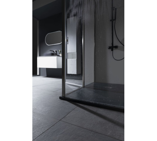 Душевой уголок Allen Brau Priority 160x90 3.31038.BA + 3.31044.BA серебро браш