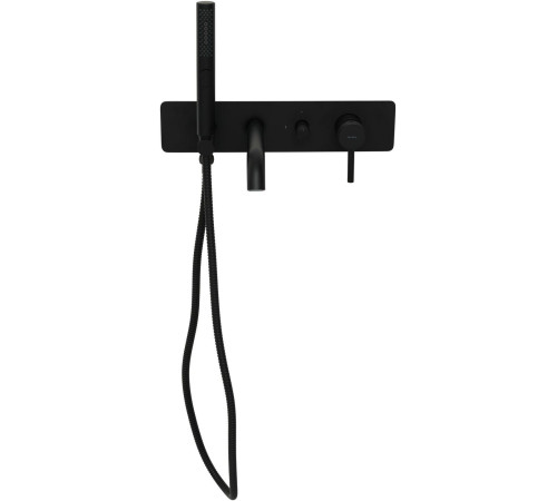 Смеситель для ванны с душем Allen Brau Priority 5.31006-31 (с внутренней частью) черный матовый