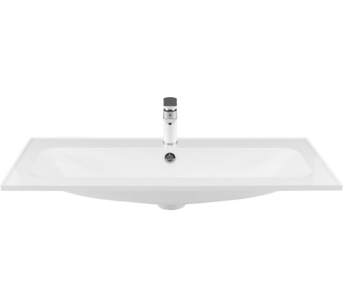 Тумба под раковину Aquanet Арт 100 белый матовый