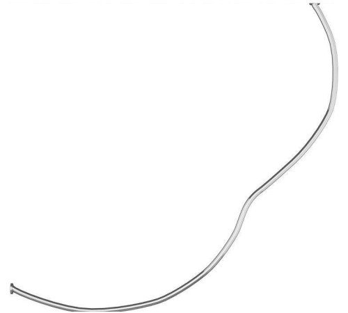 Карниз для ванны Aquanet Bellona полукруглый 165х165