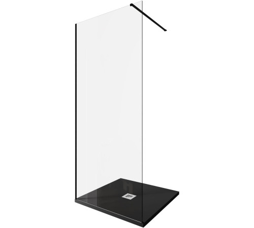 Душевая перегородка Allen Brau Infinity 1 90 3.21009.BBA черный браш