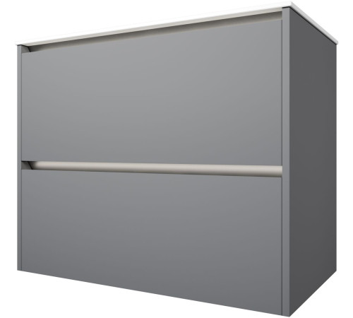 Тумба под раковину Allen Brau Activity 80 1.34012.PGM платина матовый/олива браш