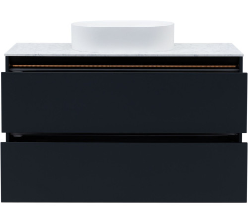 Тумба под раковину Allen Brau Activity 120 1.34007.AM антрацит матовый/черный браш