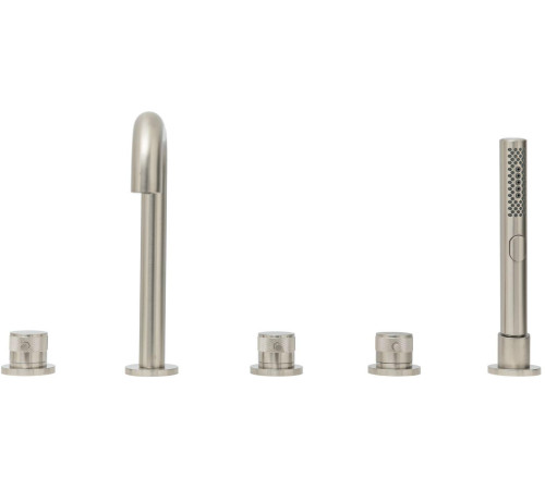 Смеситель на борт ванны Allen Brau Priority 5.31007-BN (с внутренней частью) никель браш