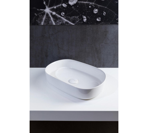 Раковина накладная Allen Brau Fantasy 55 4.11022.20 белый глянец