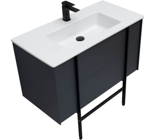Тумба под раковину Allen Brau Reality 90 1.32006.AM антрацит матовый