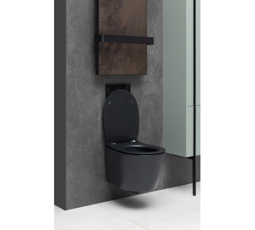 Чаша подвесного унитаза Allen Brau Fantasy 4.11004.31 черный матовый