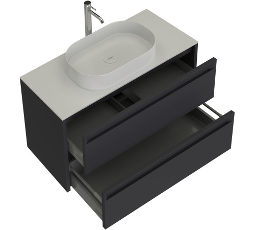 Тумба под раковину Allen Brau Fantasy 80 1.11001.AM 2.0 антрацит матовый
