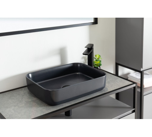 Раковина накладная Allen Brau Fantasy 50 4.11021.31 черный матовый