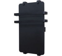 Полотенцесушитель электрический Allen Brau Infinity 60x44 с рейлингом 2.0 и креплением, черный матовый