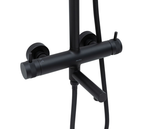 Душевая стойка Allen Brau Priority 5.31A10-31 черный матовый